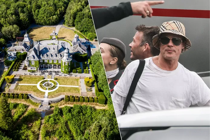 EXCLUSIV. În această proprietate din Belgia locuiesc Brad Pitt și Ines de Ramon: „Numai aleea de la intrare are un kilometru lungime”