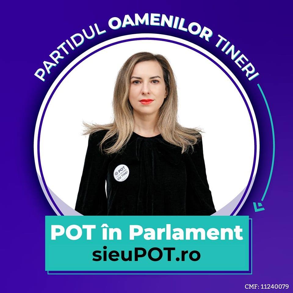 Să facem cunoștință cu Dumitrița ALBU – propunerea Partidului Oamenilor Tineri (POT) pentru Alegerile Parlamentare din România.