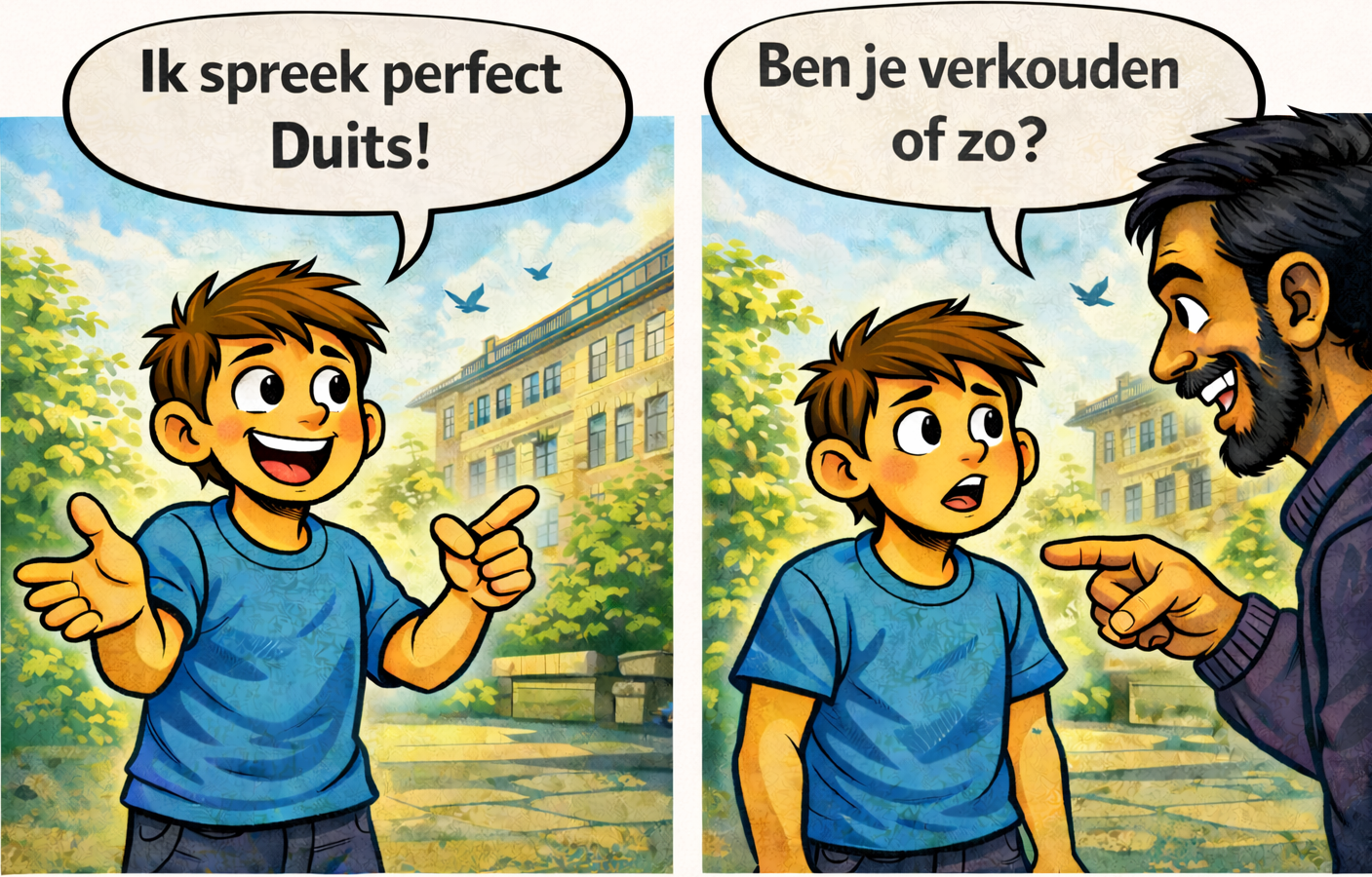 🇧🇪 Dacă te muți într-o țară pe la 20 de ani, cât durează să înveți perfect limba și vei mai avea accent diferit?