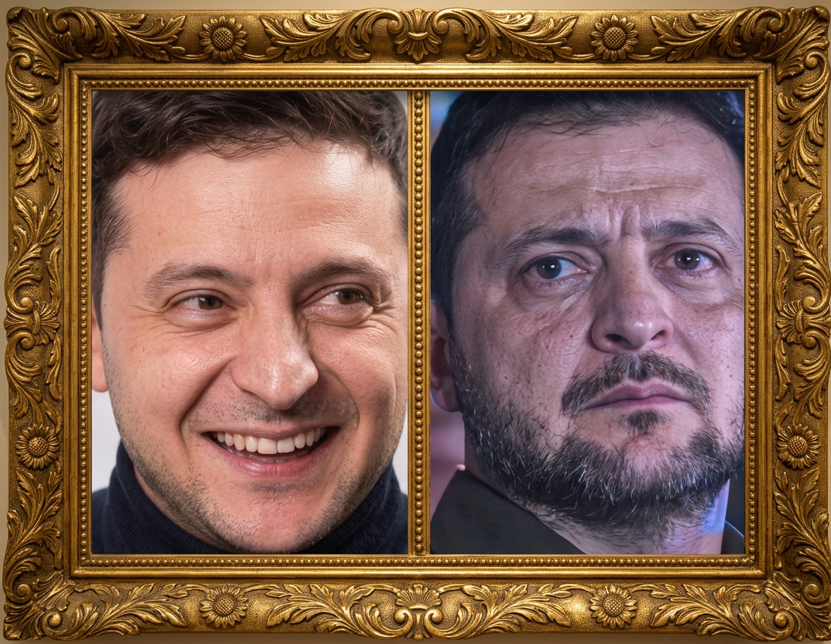 🇺🇦 Five years of war, white nights and five hours of sleep per night: what the exhaustion of a president looks like. Zelenski drinks 10 coffees a day, and at 48 he looks like a man who has grown old under the weight of a conflict that the world has begun to forget about
