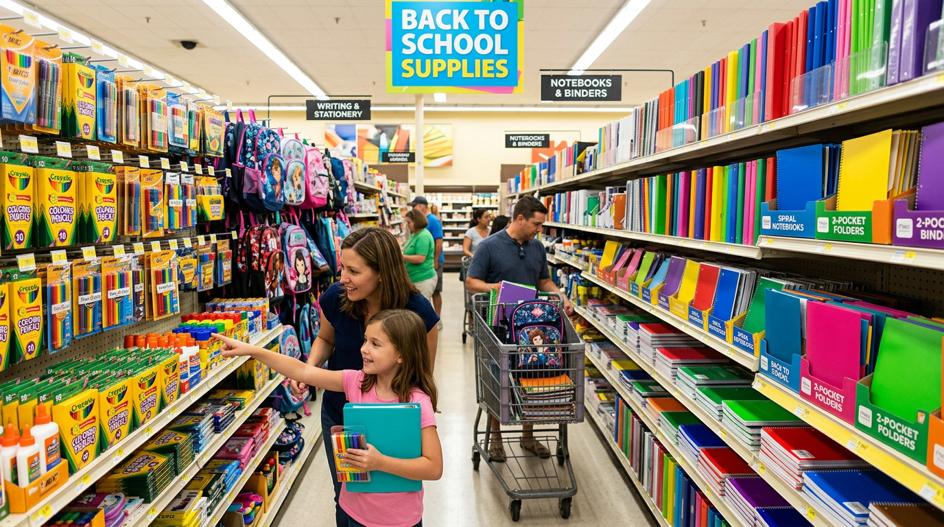 🇧🇪 Nou front în războiul supermarketurilor: Carrefour lansează o ofertă „2+2 gratis” la rechizite școlare timp de o singură zi. Experții avertizează: „Există un dar”