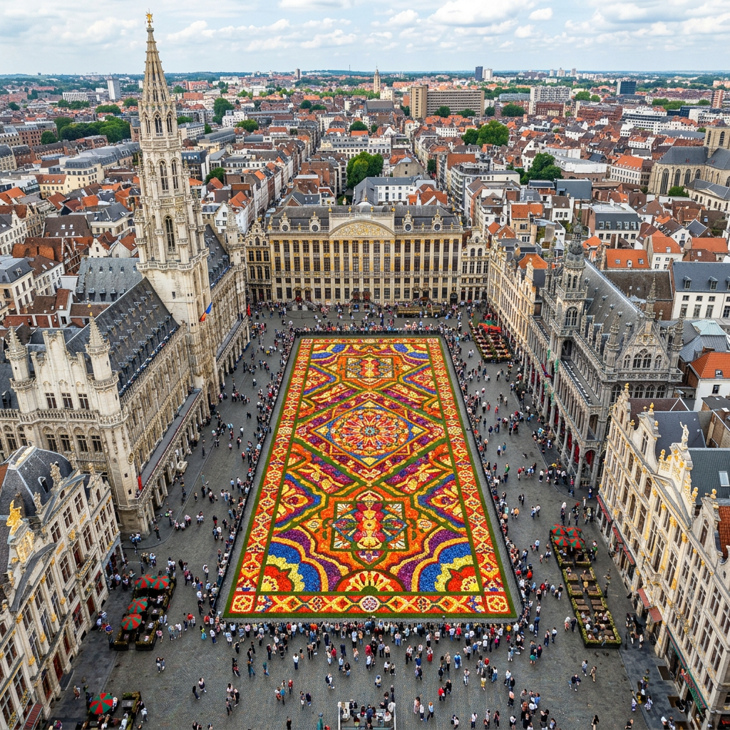 🇧🇪 How Brussels “Stole” the Flower Carpet from Oudenaarde. The True Story Began in Flanders in 1970, When Two Aldermen Saw a Miracle on the Cobblestones and Decided to Take It to the Capital