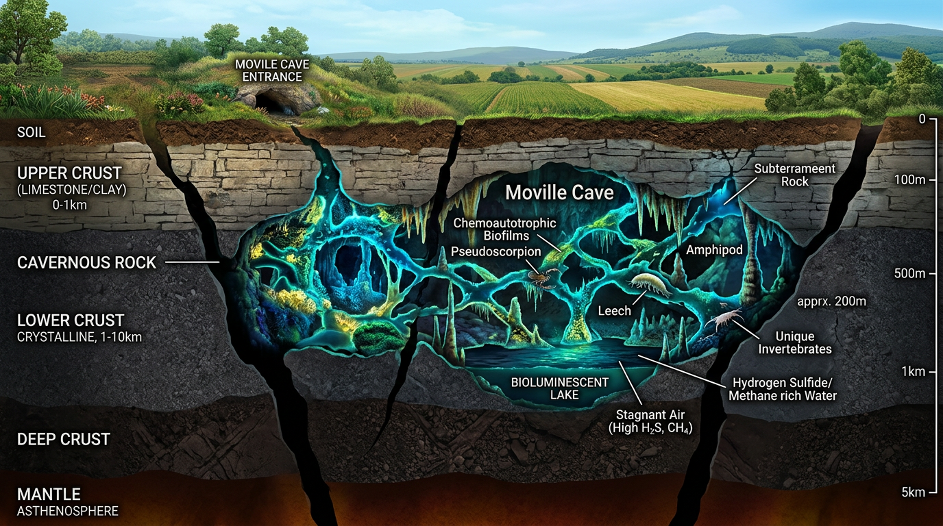 🇷🇴 Movile-grot: Het ondergrondse ecosysteem dat 5,5 miljoen jaar zonder zonlicht leefde. Roemenië’s “natuurlijk laboratorium” dat de geheimen van buitenaards leven zou kunnen onthullen