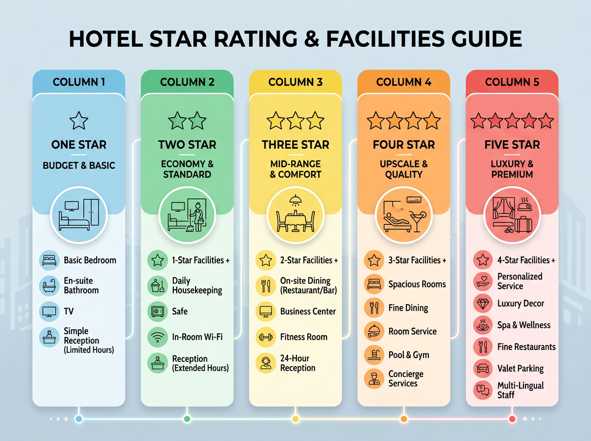 🏨 Hotel stars: What do 3, 4 or 5 stars really mean? Many travellers are misled by the classification