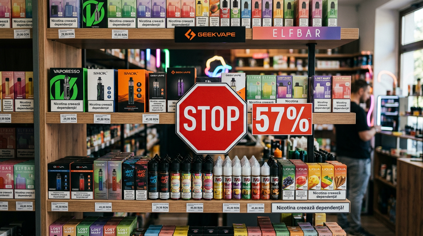 🇧🇪 VTM Nieuws dezvăluie neregulile grave din magazinele de vape din Belgia. Mai mult de jumătate dintre vânzători încalcă legea