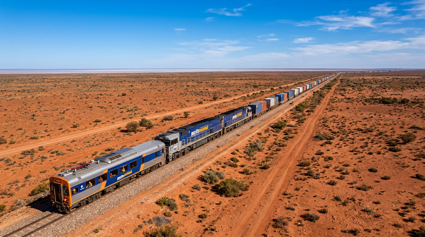 🇦🇺 De ce trenurile de marfă din Australia au dormitoare, iar cele din America nu. Povestea vagoanelor-crew care țin echipajele odihnite pe distanțe infinite