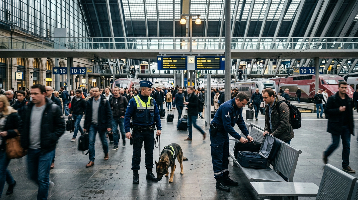 🇧🇪 Second Suspect Arrested in Investigation into Man with Kalashnikov at Brussels-South Station. 23-Year-Old Caught in Mons
