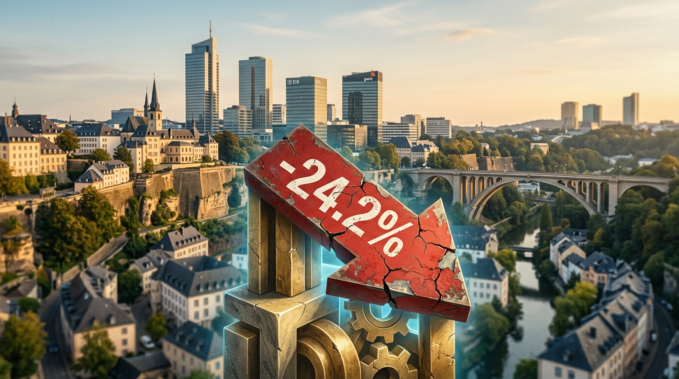🇱🇺 Scădere spectaculoasă a înmatriculărilor de firme în Luxemburg? Cifra Eurostat de -24,2% nu spune întreaga poveste